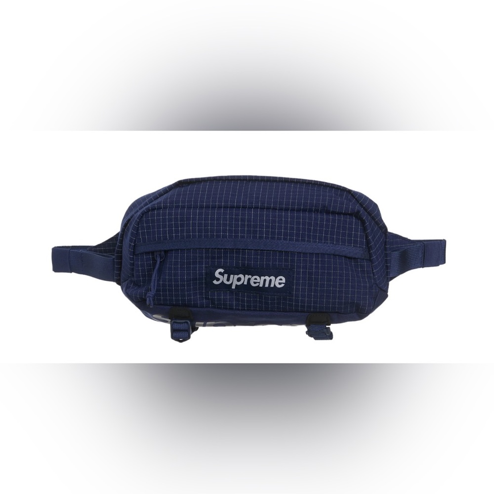 Supreme Navy Waist Bag SS24